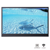Soulaca 32 inches Smart Black Color TV for Bathroom Hotel Advertising LED Television Waterproof