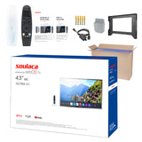 Soulaca 43 inch webOS Magic Mirror LED Big Screen 4K Smart TV Waterproof IP65-Soulaca