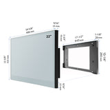 Soulaca 22 inch Touchscreen Smart Mirror LED TV for Bathroom Waterproof ATSC DVB T-Soulaca