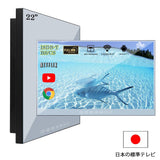 Soulaca 22 inch Bathroom Smart Mirror LED TV Waterproof Television Vanishing ISDB-T DTV